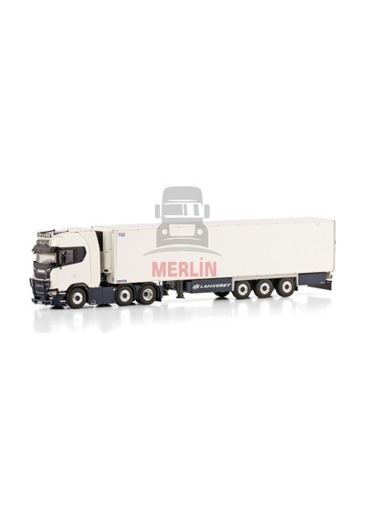 1/50 F.l.t Scanıa S Hıghlıne Cs20h 6x2 Twın Steer Reefer Traıler - 3 Axle