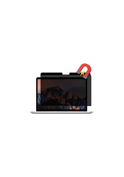 Macbook Air 13.3 Macbook Manyetik Hayalet Ekran Koruyucu - Siyah