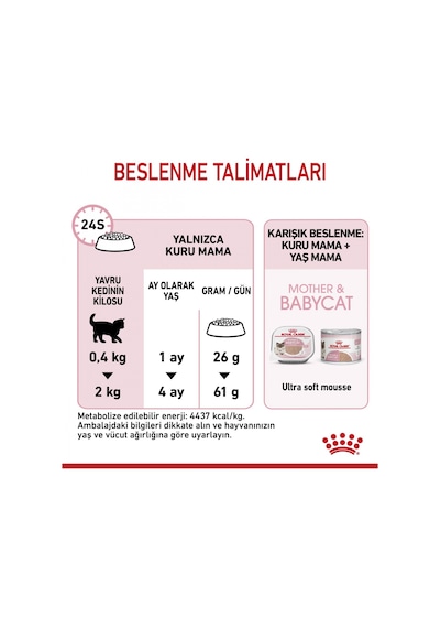 Royal Canin Mother & Baby Cat Yavru Kedi Maması 4 KG