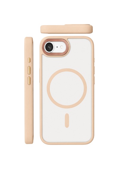Joko - 925 - Apple iPhone Uyumlu 17e Terea Magsafe Kapak - Csmo-tex - - Pembe