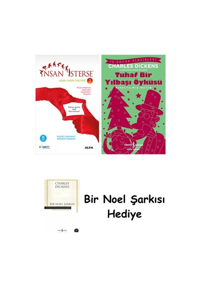 İnsan İsterse - Azmin Zaferi Öyküleri 3 + Tuhaf Bir Yılbaşı Öyküsü + Bir Noel Şarkısı