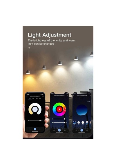 Nymane Duvar Lambası Uyumlu Ampul Gu10 Rgb Led Smart Wifi Diğer