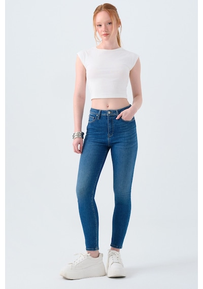 Loft Natalie Minael Mid Kadın Pantolon Lf2037057 Mavi