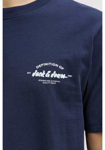 Jack & Jones Erkek T Shirt 12288113 Lacivert Lacivert