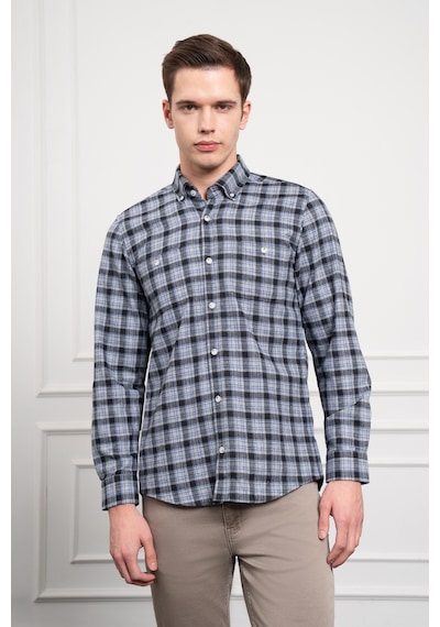 Morven Erkek Mavi Kışlık Düğmeli Yaka Regular Fit Gömlek 25ks004006300 Mavi Mavi Morven Erkek Mavi Kışlık Düğmeli Yaka Regular Fit Gömlek 25ks004006300 Mavi Mavi