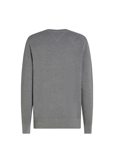 Tommy Hilfiger Essentıal Structure Crew Neck Kazak Koyu Gri