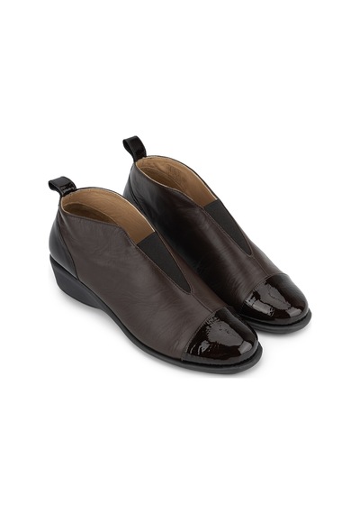 Relax Anatomic Kadın Hakiki Deri Kahverengi Casual Bot 611 E4434-31 Bn Bot Sk25-26 Brown Vernıce Kahve