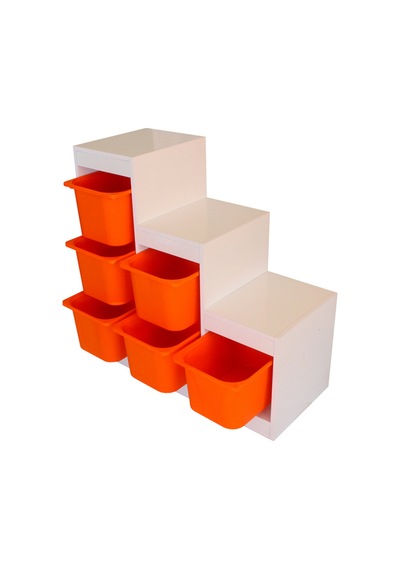 Woodnjoy Zigzag Oyuncak Dolap Mdf Lam