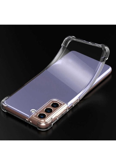 Galaxy S21 Plus Kılıf Zore Nitro Anti Shock Silikon Kılıf Renksiz
