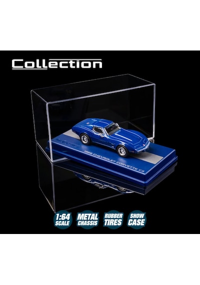 Majorette Collection Chevrolet Corvette C3 50th Anniversary 1:64 Model Araba