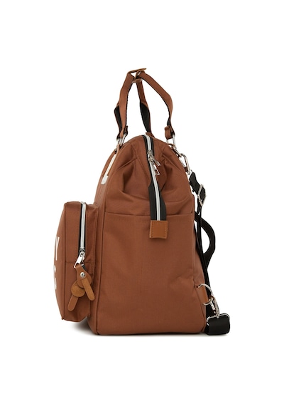Bagmori Baby Bag Baskılı Cepli Anne Bebek Bakım Sırt  Çantası