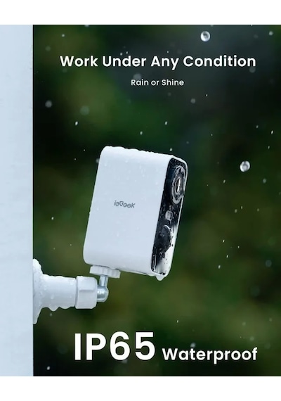 İegeek Kablosuz Pille Çalışan Wifi Güvenlik Kamerası