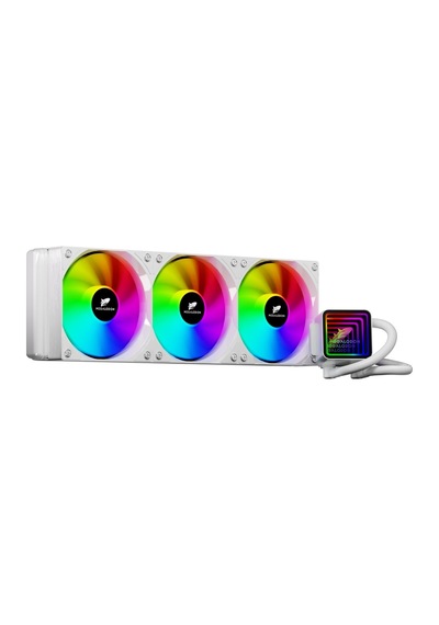 Tr360 Argb Beyaz Renk Isı Dereceli İşlemci Sıvı Soğutucu Fanı 360 MM