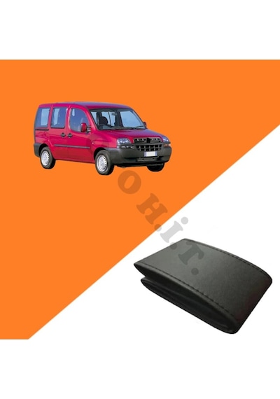Fiat Doblo D1 Uyumlu Deri Direksiyon Kılıfı Kaliteli Dikmeli Siyah