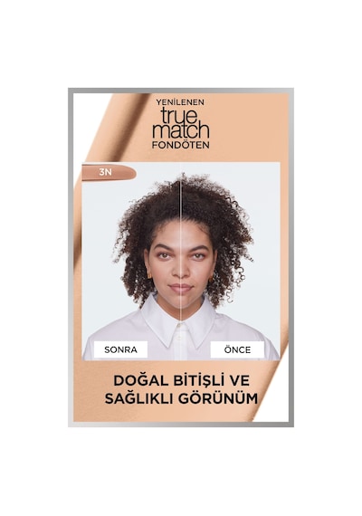 L'Oreal Paris True Match Fondöten 3N Creamy Beige 30 ML