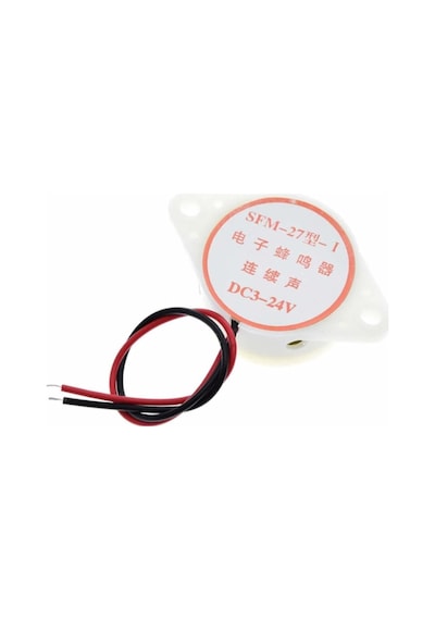 Alkatronik Sfm-27 Dc 3-24v 90db Buzzer Aktif Buzzer Yüksek Beep Ses Üreteci Yüksek Desibel Alarm Uyarıcı