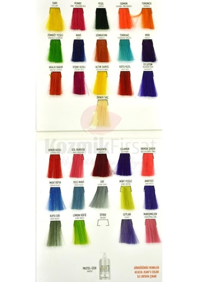 Acacia Jeans Color Renkli Saç Boyası 250 Ml (Tüm Renkler) (370335595) Acacia Jeans Color Renkli Saç Boyası 250 Ml (Tüm Renkler) (370335595)