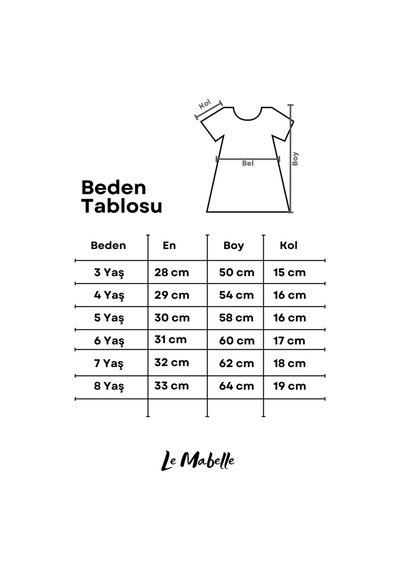 Le Mabelle Lila Boncuklu Pullu Kız Çocuk Elbise - Gloria Lila