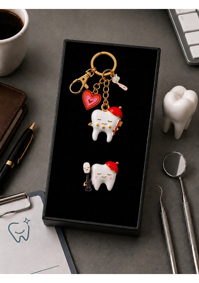Diş Hekimi Temalı Premium Hediye Seti 2 Renkli