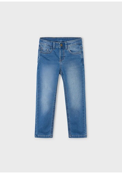 Mayoral Mavi Erkek Çocuk Denim Slim Fit Pantolon 4571 Mavi