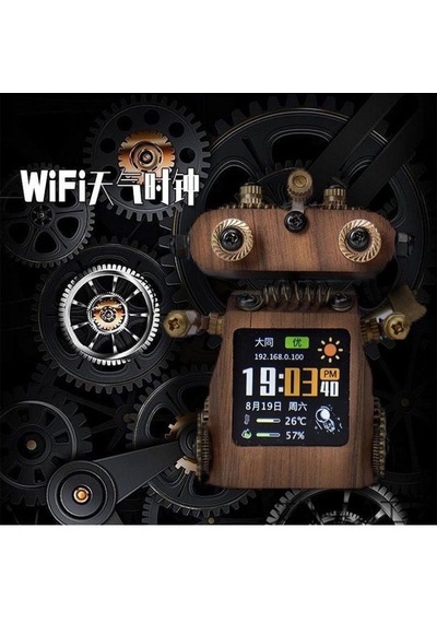 Plentiful Wifi Masaüstü Hava Durumu Saat Masa Trendy Akıllı Renkli Ekran Sd2 Hatırlatma Doğum Günü Hediyesi Akıllı Yaratıcı Pro Kahve
