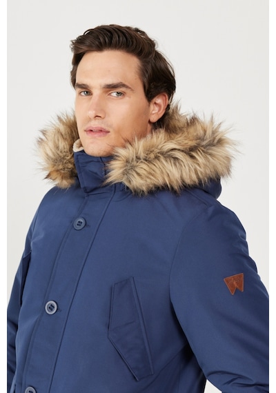Wrangler Regular Fit Normal Kesim Dik Yaka Lacivert Parka Ceket Lacivert Wrangler Regular Fit Normal Kesim Dik Yaka Lacivert Parka Ceket Lacivert