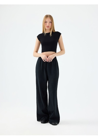 LOFT Regular Fit Kadın Pantolon Lf2038407 Q1.v1 Siyah