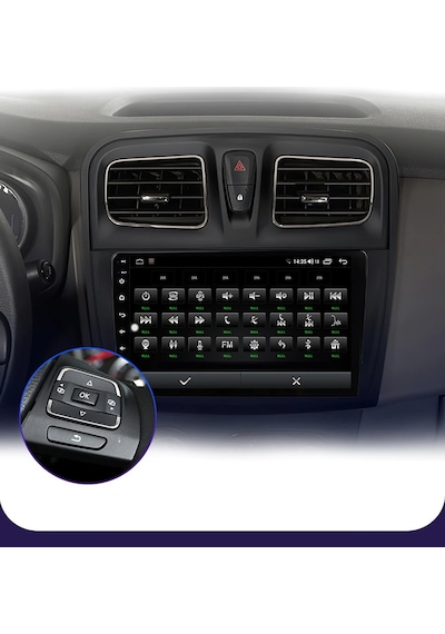 RENAULT SYMBOL 2013-2020 ANDROİD MULTİMEDYA CARPLAY 9 İNC HD IPS EKRAN 4GB RAM /64GB KAMERA HEDİYELİ