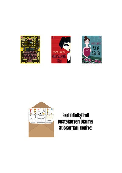 Bana Modern Türkün Tarifini Yapabilir Misin Kaan + Huysuzun Teki + Kırık Zarlar + Okuma Sticker'ları