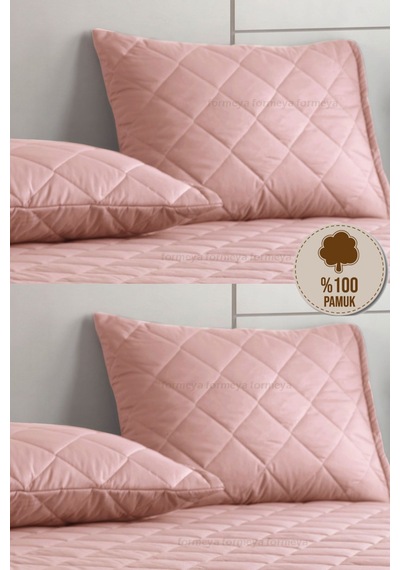 Formeya Alez Pudra %100 Pamuk Yastık Koruyucu Alez 4 Adet 50X70