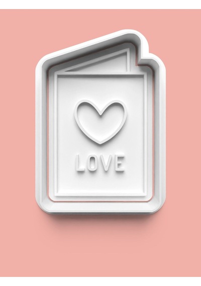 Love Kurabiye Kalıbı Ve Şeker Hamuru Kalıbı 4'lü Set 0779-set