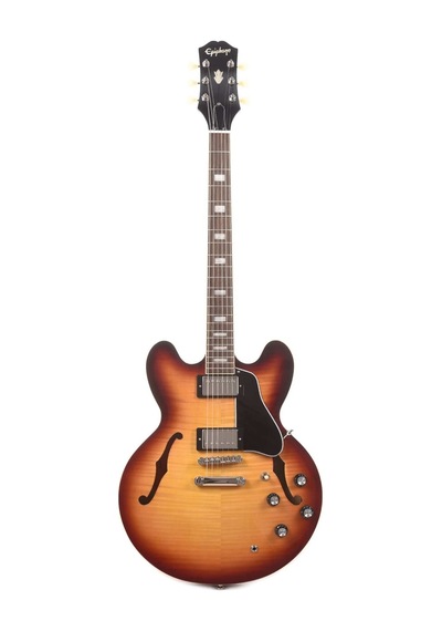 Epiphone Es-335 Figured Semi-hollowbody Elektro Gitar Raspberry Tea Burst 104080441150