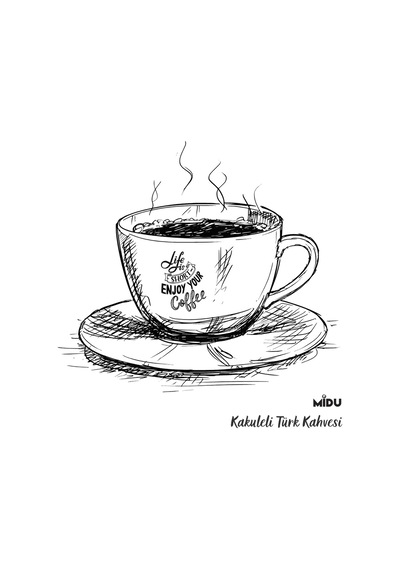 Midu Coffee & Tea Türk Kahvesi Kakuleli 250 G