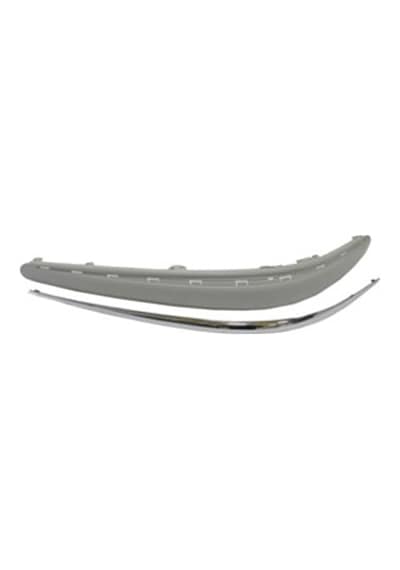 Mercedes E Class W211 03/06 Ön Tampon Bandı Sol Grı Astarlı/nıkelaj Çıtalı Sensör Delıksız Tyg