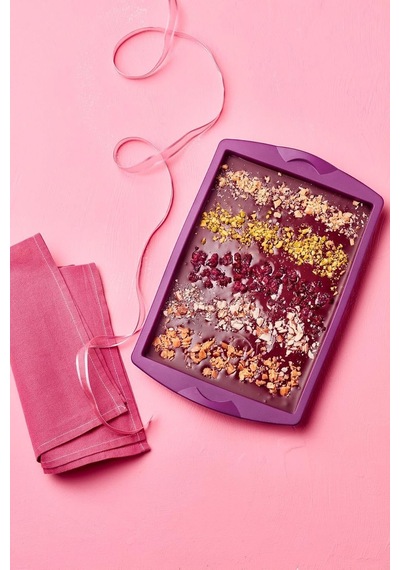 Tupperware 1.5 Litre Mor Silikon Dikdörtgen Pişirme Kalıbı - Esne
