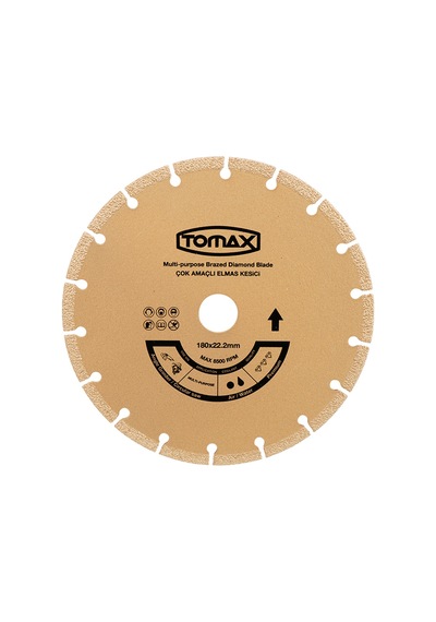 Tomax Çok Amaçlı Elmas Kesici Disk - 180x22