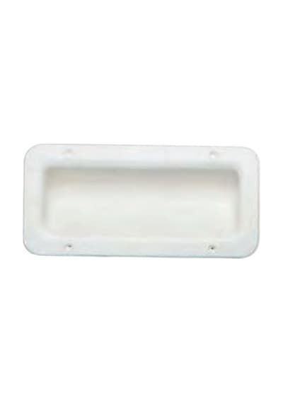 Gömme Tutamak Plastik Beyaz 85x175mm