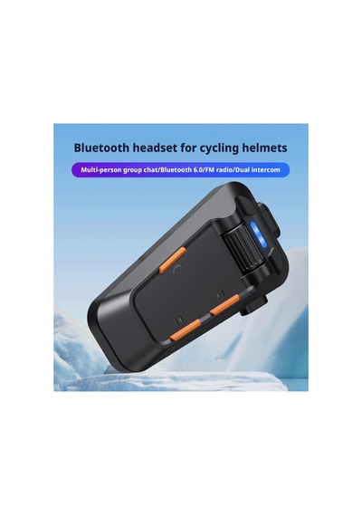 Universal Çoklu Bağlantı Intercom Motosiklet Kask Kulaklığı Bluetooth 6.0 Fm Radyolu Kulaklık 520 Mt