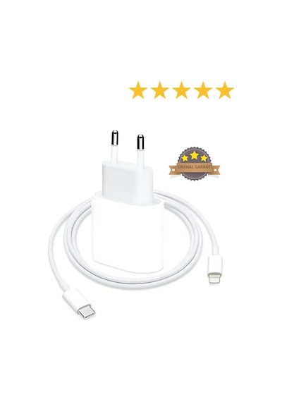 Apple Uyumlu iPhone Tüm Serilere 20w Hızlı Şarj Seti Adaptör Ve Type C Kablosu 7 8 X 11 12 13 14 Plus Pro