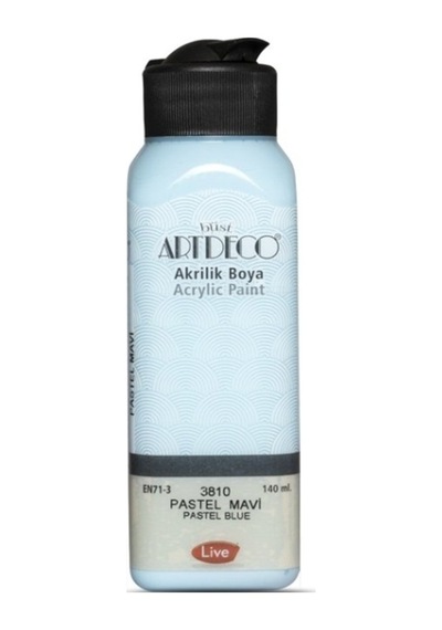 Artdeco Akrilik Boya 140 Ml Pastel Mavi - 4 Adet Diğer