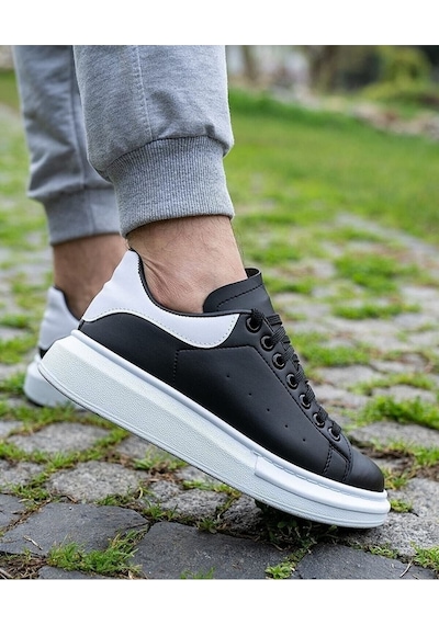 Liarca Santa Monica Siyah Spor Ayakkabı Hafif, Nefes Alabilen Günlük Yürüyüş Sneaker