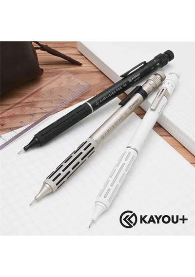 Kayou Plus Aimvision Pro Teknik Çizim Mekanik Kurşun Kalem Titanium Gold Kamp-aıpgd Altın