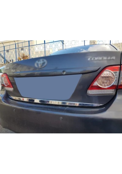 Toyota Corolla Formlu Krom Bagaj Alt Çıta 2007-2013 Paslanmaz Çel N11.2254