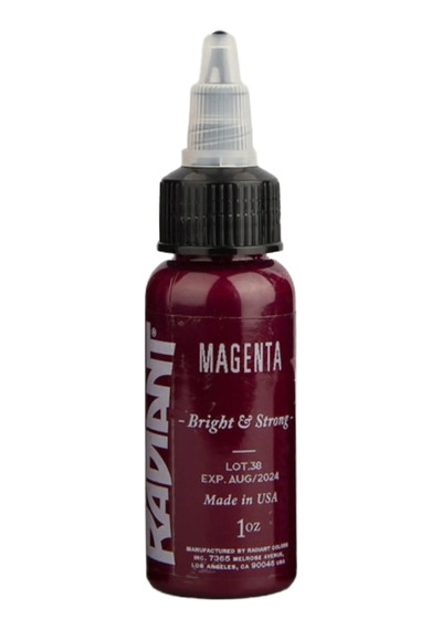 Magenta Radiant Dövme Boyası 30ml Canlı Bordo Profesyonel Tattoo Ink