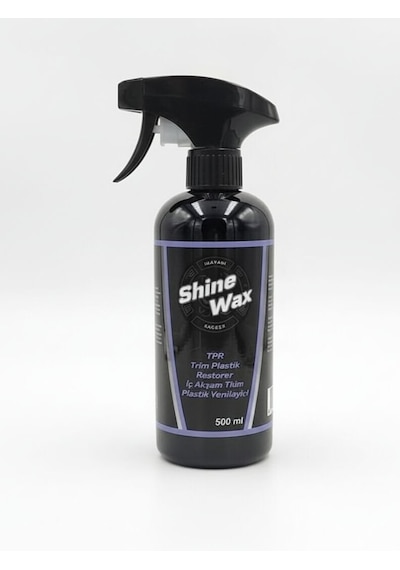 Shine Wax Tpr İnterior Trim Plastic Restorer İç Aksam Trim Ve Plastik Yenileyici 500 Ml 1