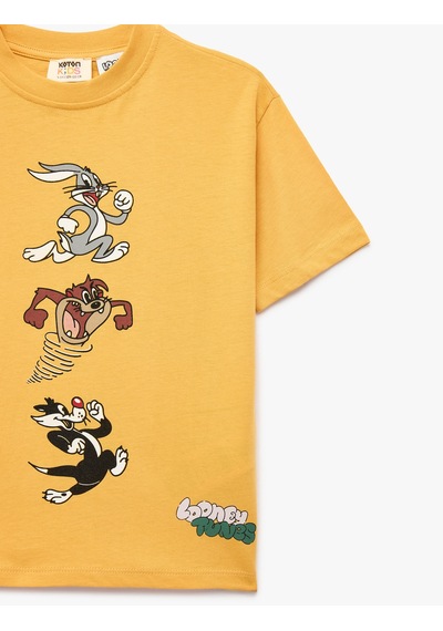 Koton Pamuklu Looney Tunes Baskılı Bisiklet Yaka Kısa Kollu Lisanslı Tişört Turuncu 5skb10665tk Koton Pamuklu Looney Tunes Baskılı Bisiklet Yaka Kısa Kollu Lisanslı Tişört Turuncu 5skb10665tk