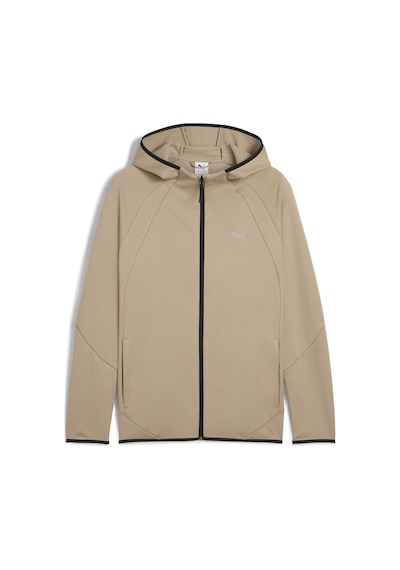 Puma Evostrıpe Warm Fz Hoodie Erkek Yetişkin Ceket Kahverengi