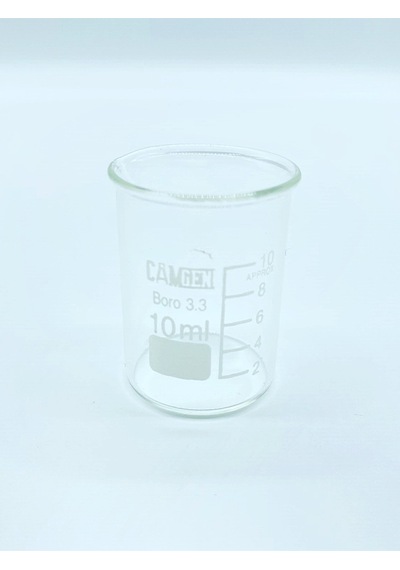 Cam Beher Dereceli Borosilikat 10 ML 1 Adet