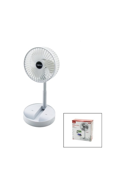 Masa Üstü Vantilatör Usb Şarjlı Katlanır Fan 16.4cm - Uzayan Ayak 12.5-19cm 180 Derece Dönebilen Telefonluklu Bwfn-11 Timya/go1395 197822