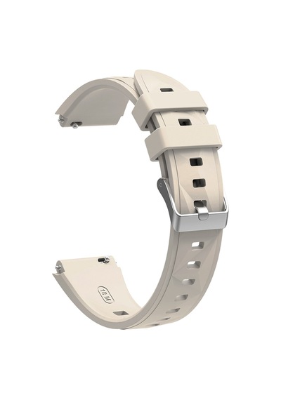 Caseonn Tcl Movetime Watch Mt40 Kordon Prizma Tokalı Spor Silikon Kayış Bej